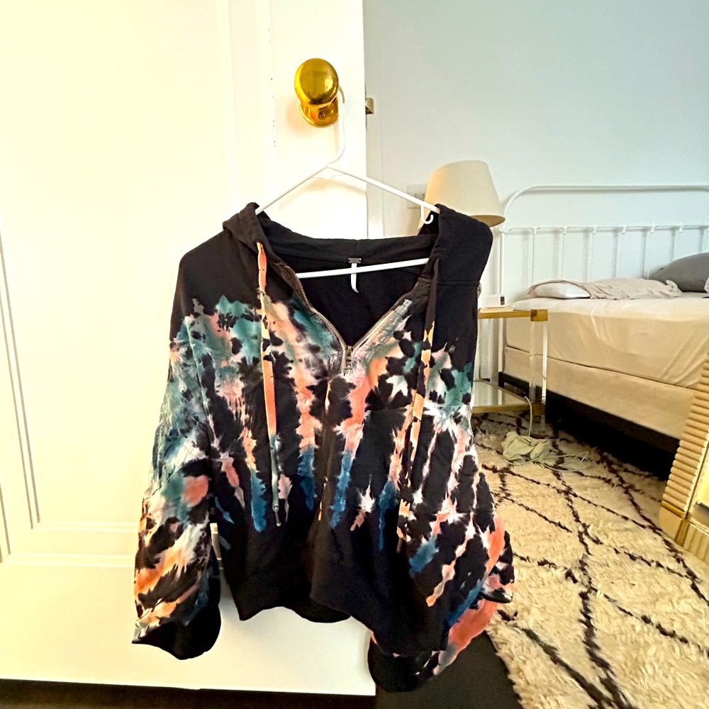 Cropped Tie dye YFB Hoodie